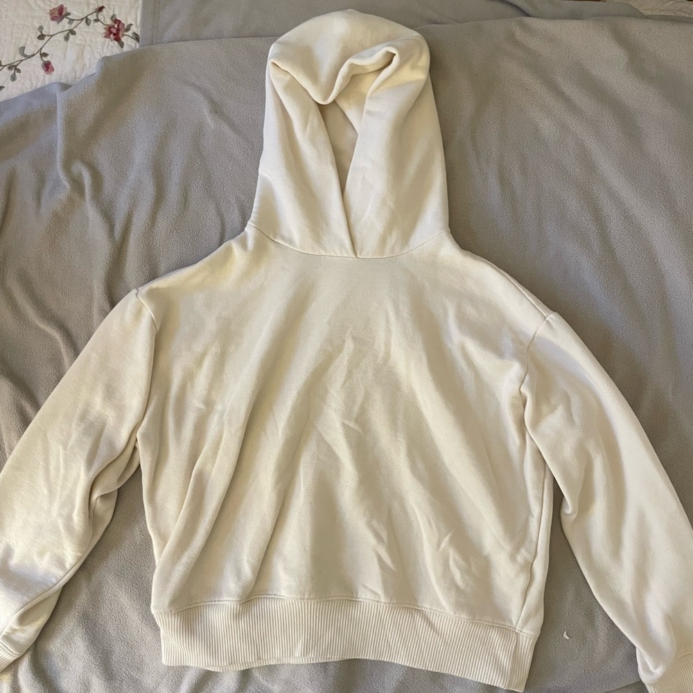 Cream Hoodie